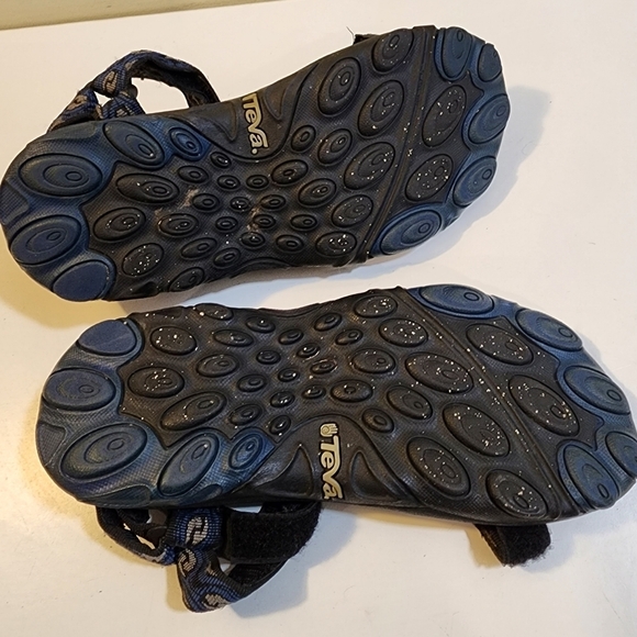 Teva Hurracaine blue patent women's hiking sandals size 6 - Picture 5 of 8